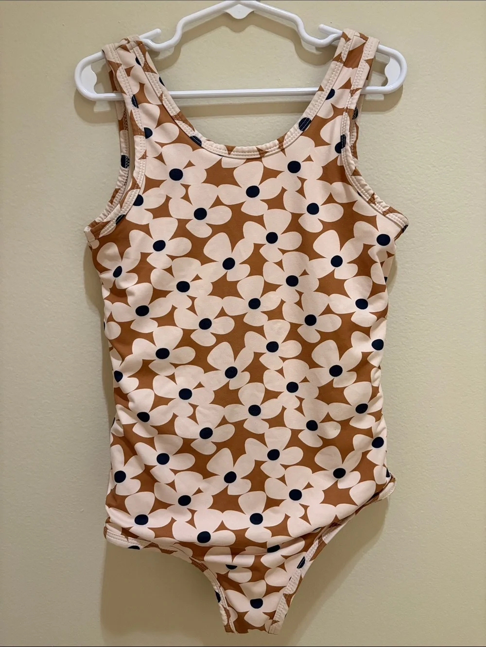 Alice + Ames Retro Floral One Piece Swimsuit - Girls Size 8